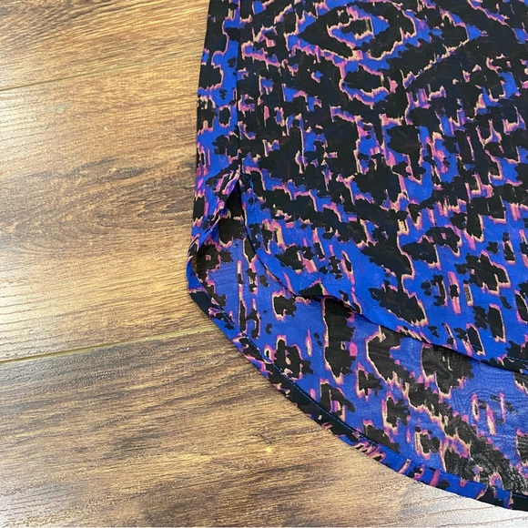 Multicolour sheer top - Picture 7 of 14